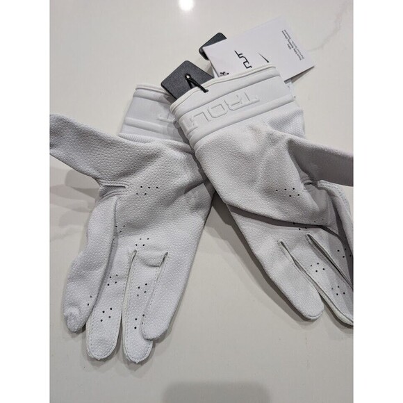 Nike Trout Elite Baseball Batting Gloves White Iridescent Mens Size Medium Rare - Picture 2 of 6